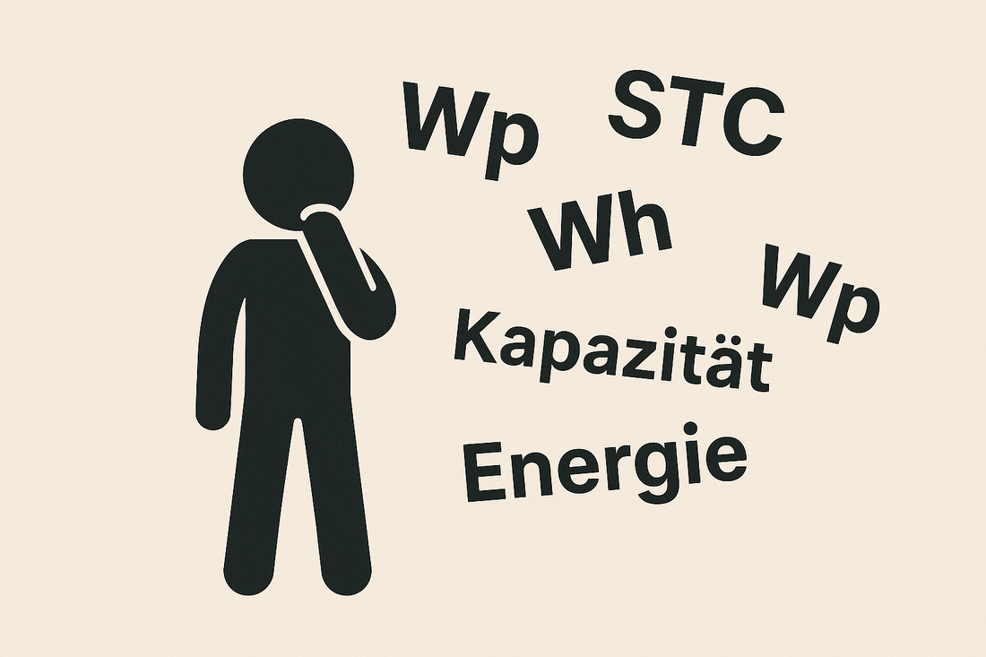 Wp, W und kWh erklärt: So verstehst du die Einheiten bei Solaranlagen und Balkonkraftwerken