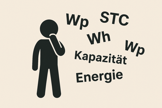 Wp, W und kWh erklärt: So verstehst du die Einheiten bei Solaranlagen und Balkonkraftwerken