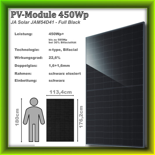 1800Wp Balkonkraftwerk mit Growatt Batteriespeicher