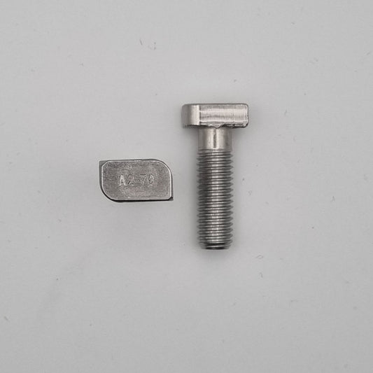 Hammerkopfschraube M10, 10x17mm, Edelstahl A2-70