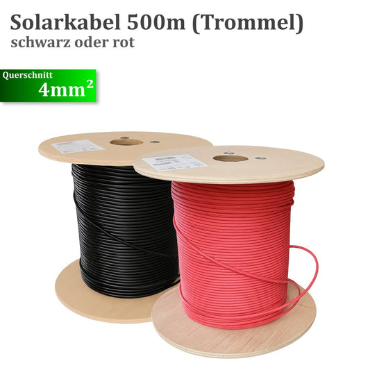 Solarkabel 4mm², 500 Meter, Ölflex, H1Z2Z2