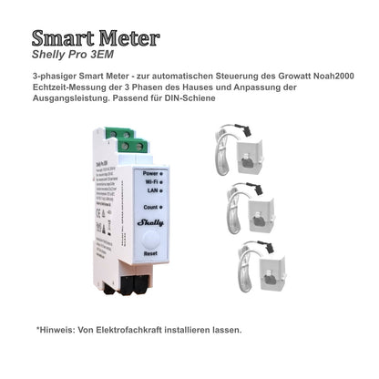 2000Wp Balkonkraftwerk mit Growatt Batteriespeicher